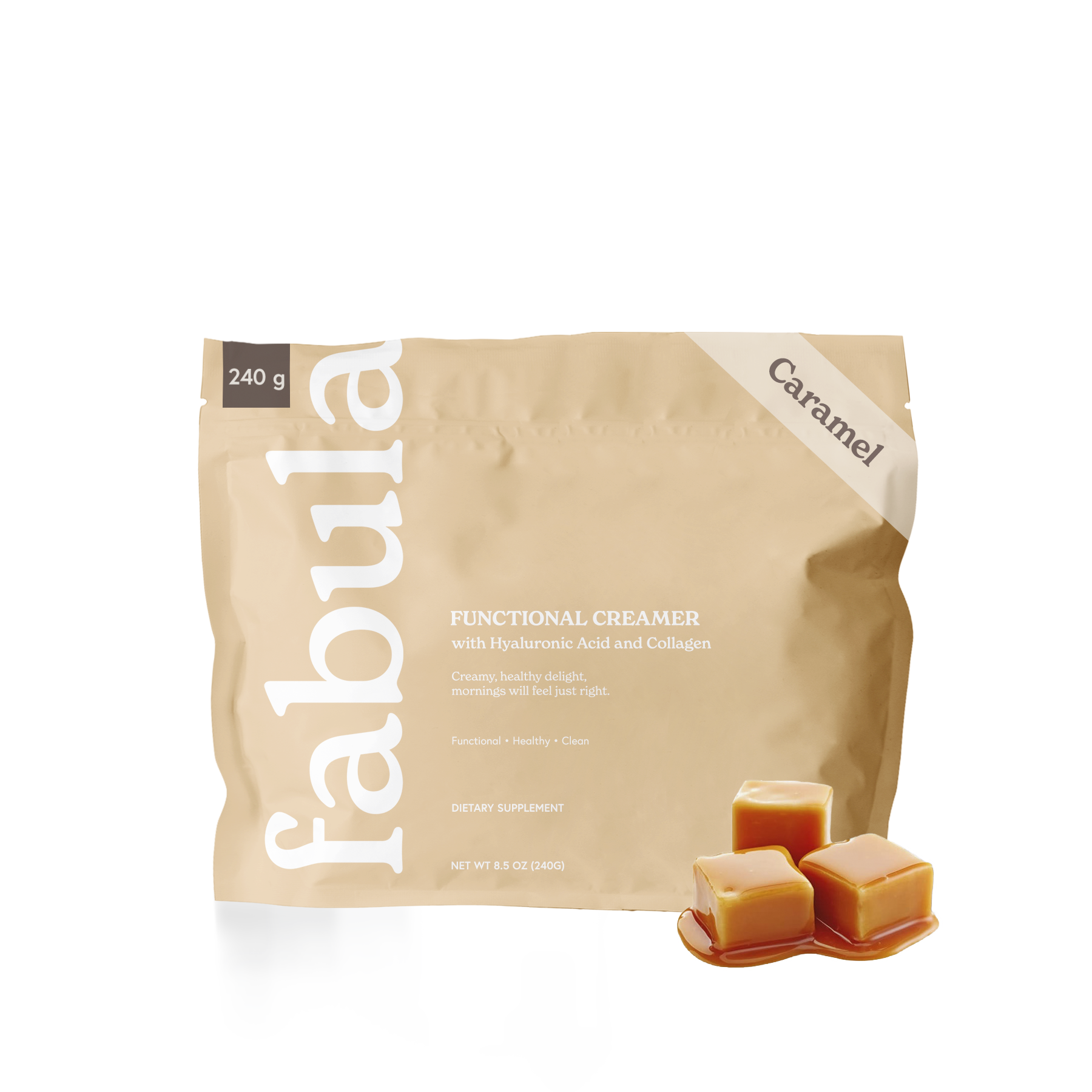 Creamer with Collagen, Caramel, 240g