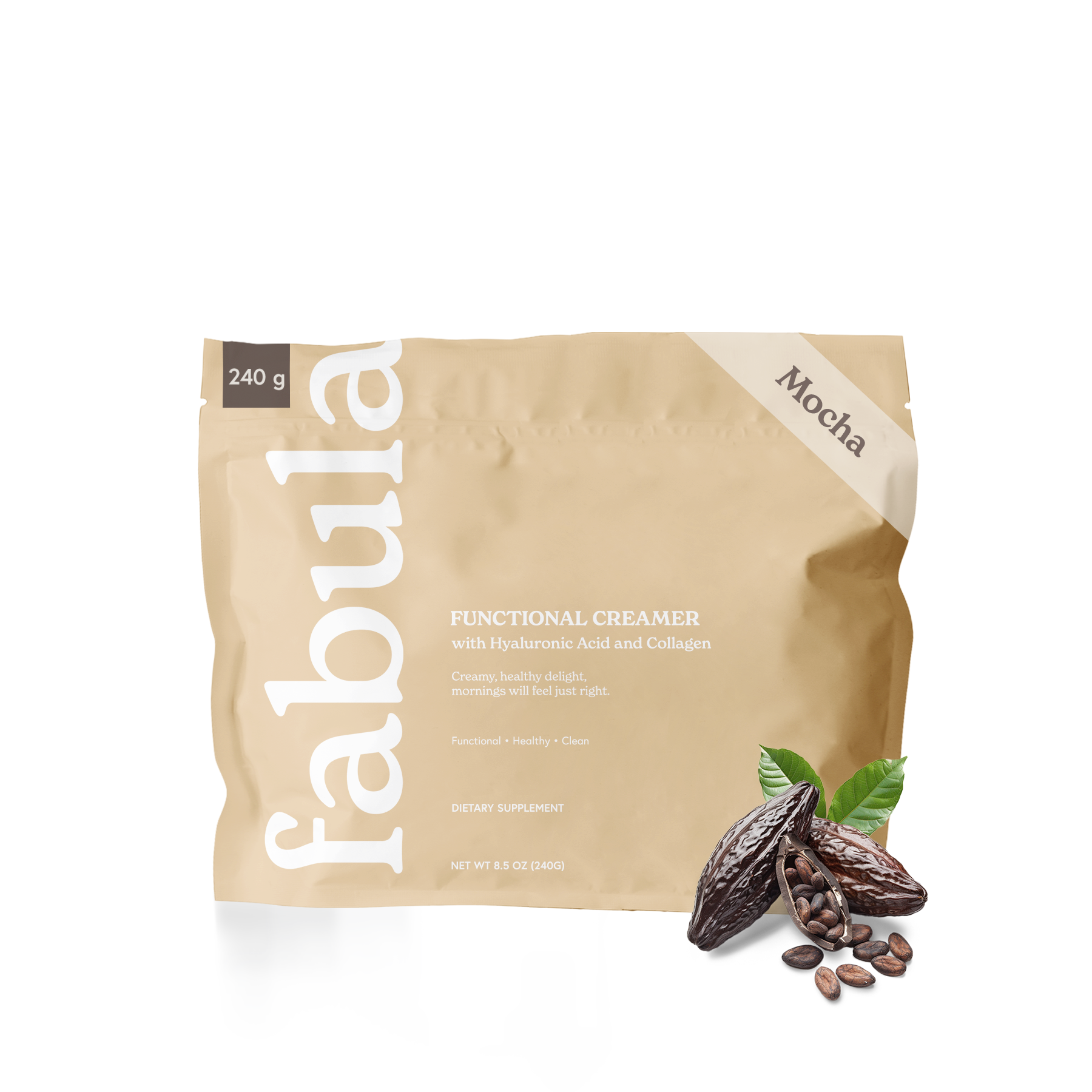 Creamer with Collagen, Mocha, 240g