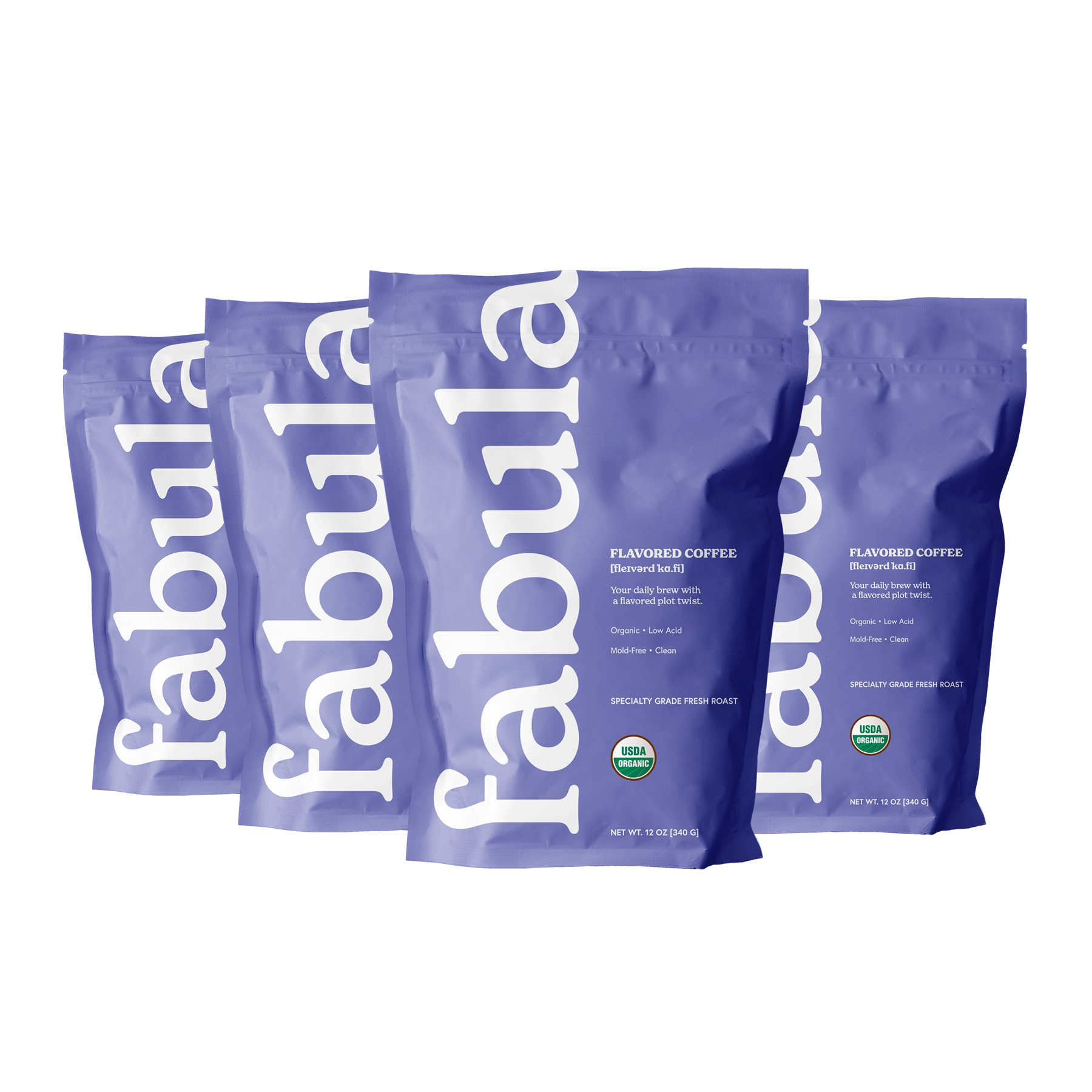 Flavored Sampler Pack, 4 bags, 12 oz